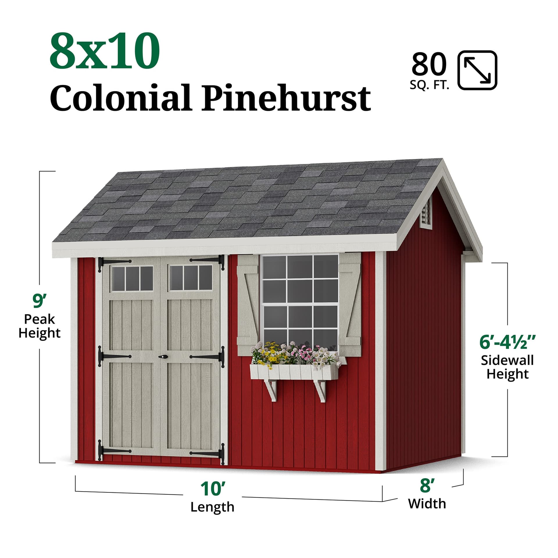 Colonial Pinehurst dimensions