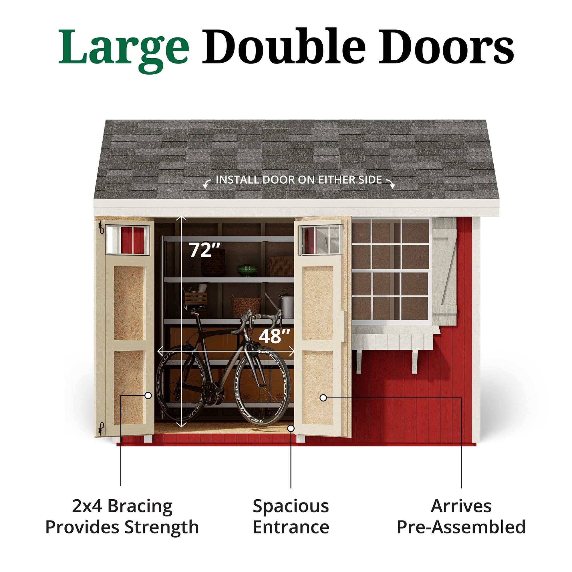 Colonial Pinehurst door graphic
