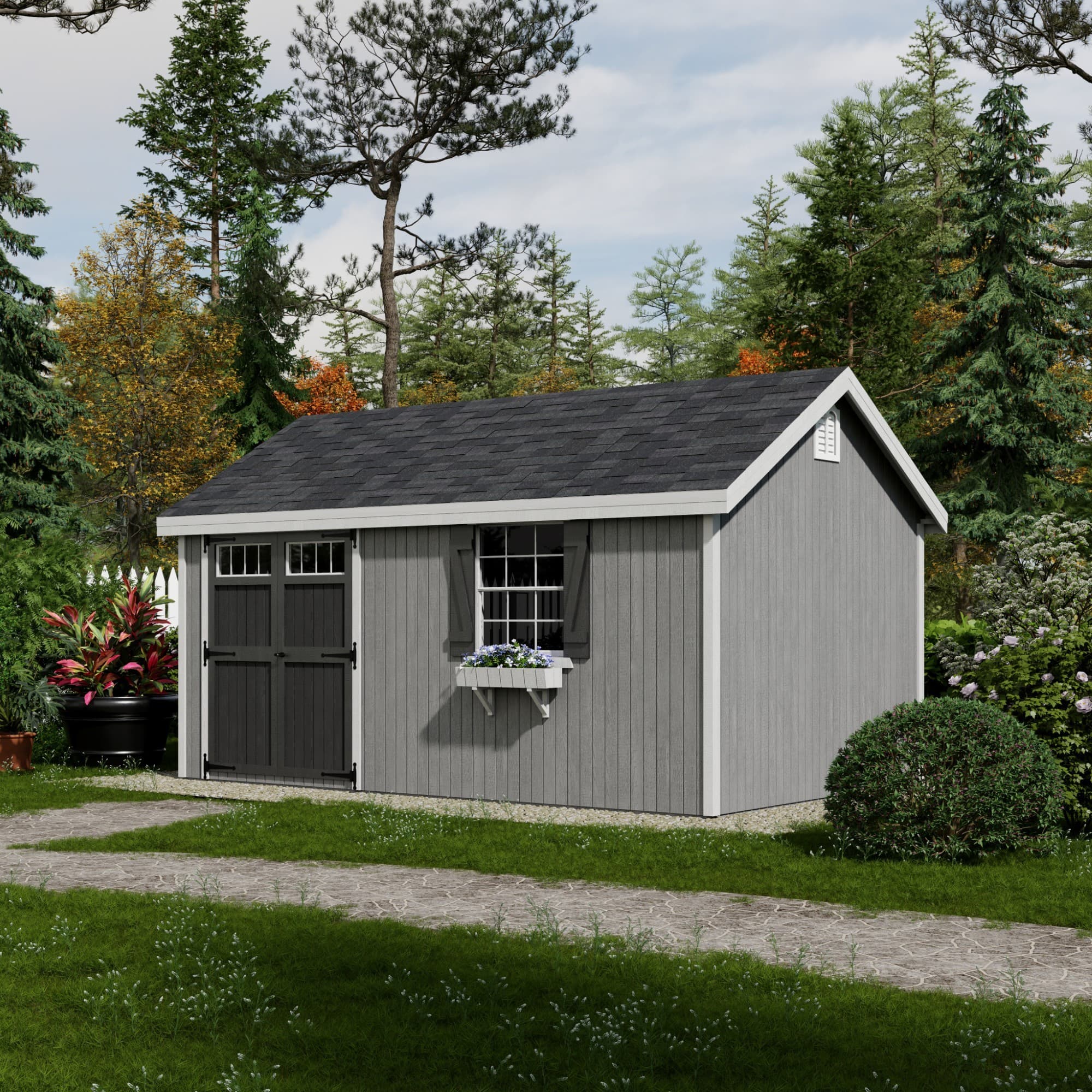 Colonial Pinehurst Shed lifestyle