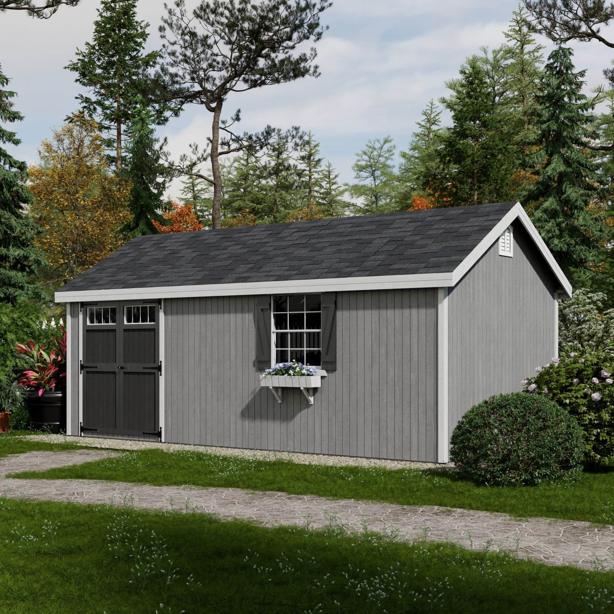 Colonial Pinehurst Shed lifestyle