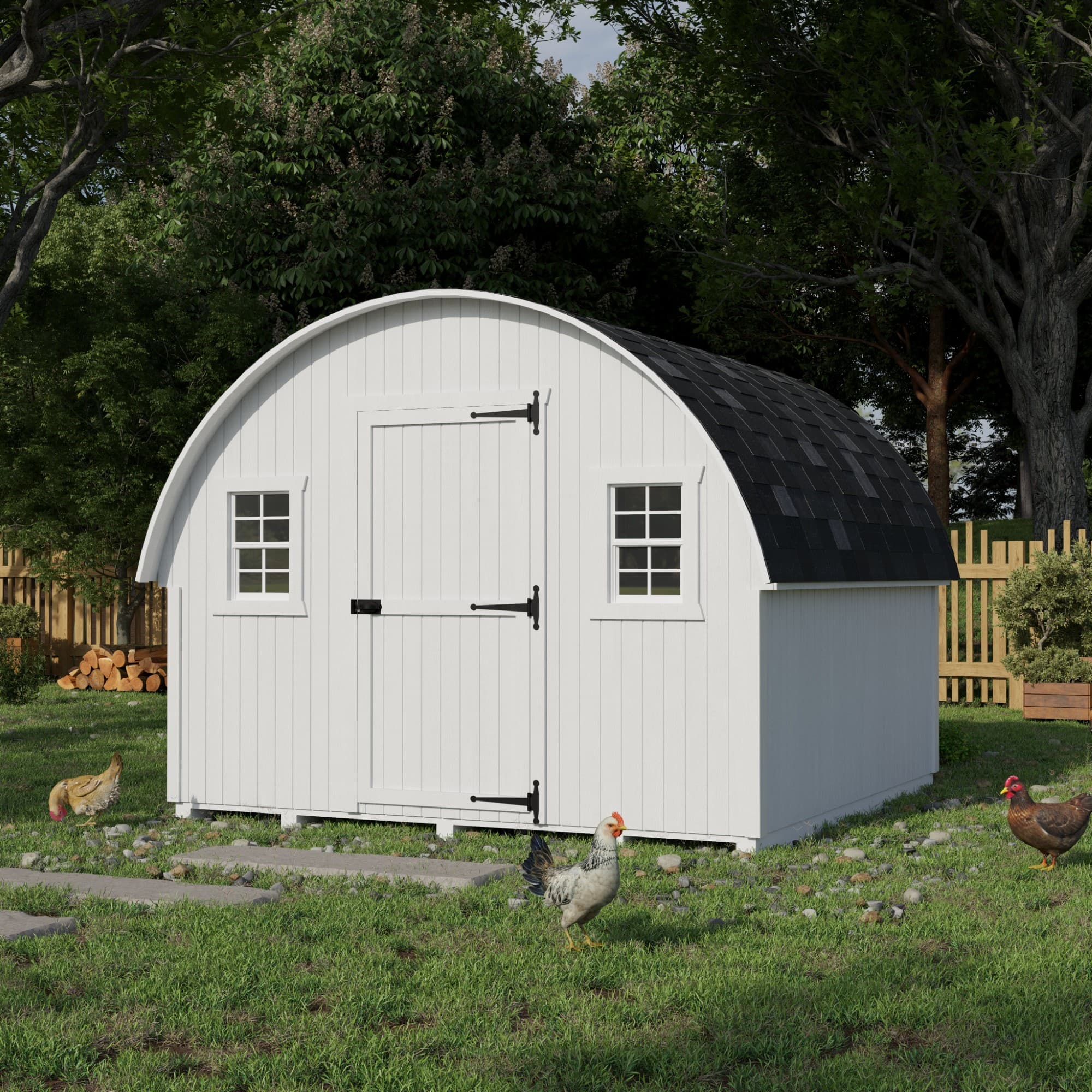 Round Roof Coop lifestyle