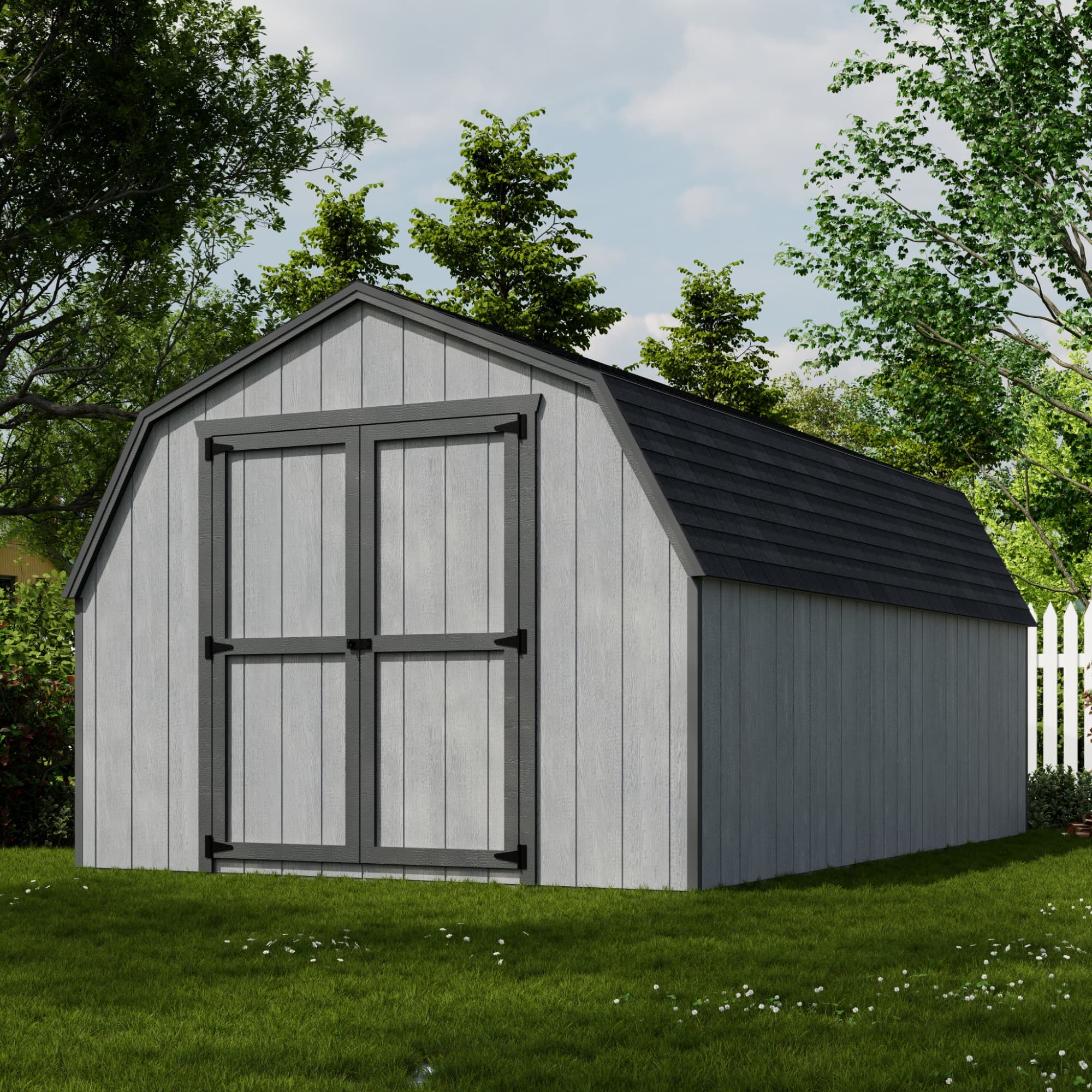 Value Gambrel Barn 4' Sidewalls lifestyle