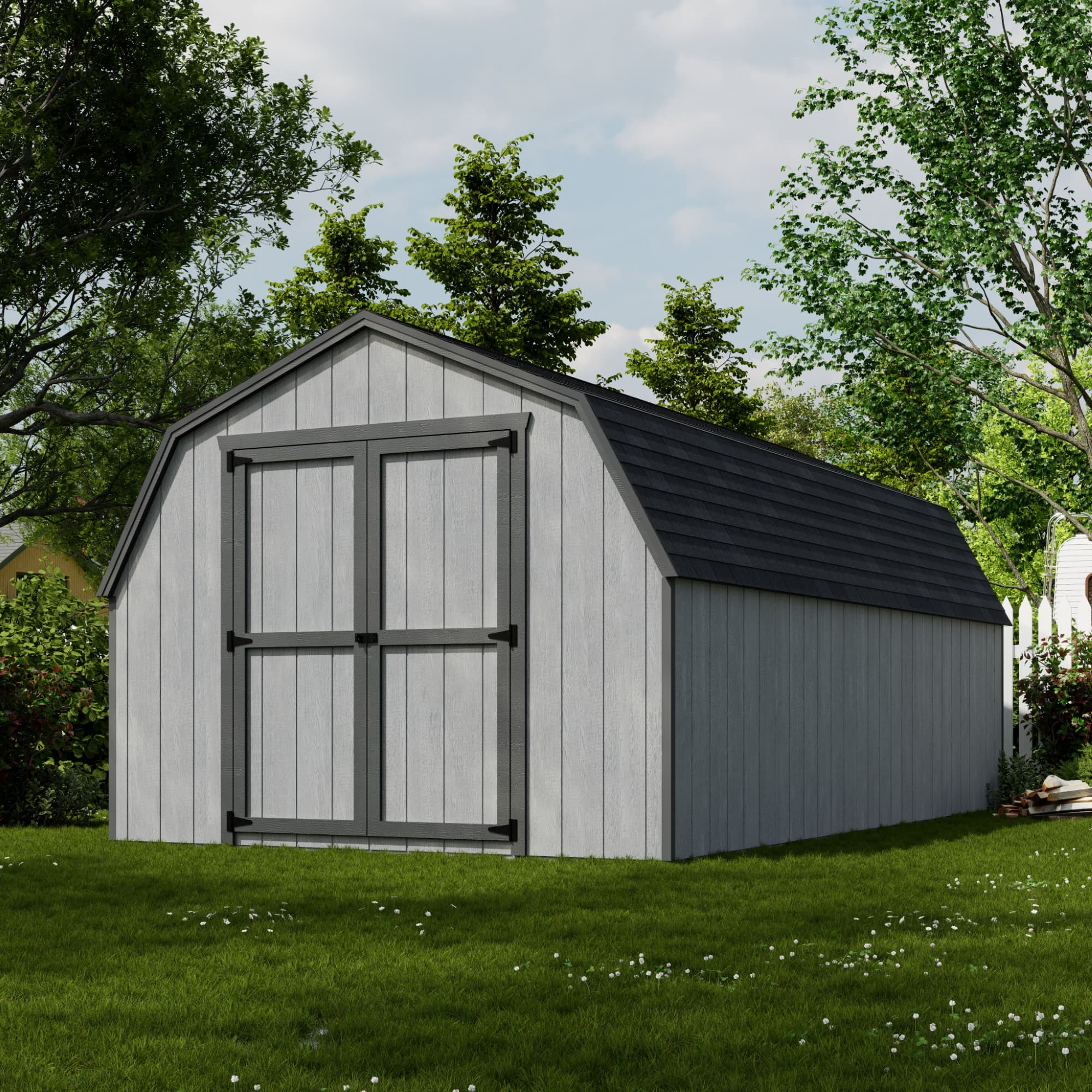 Value Gambrel Barn 4' Sidewalls lifestyle