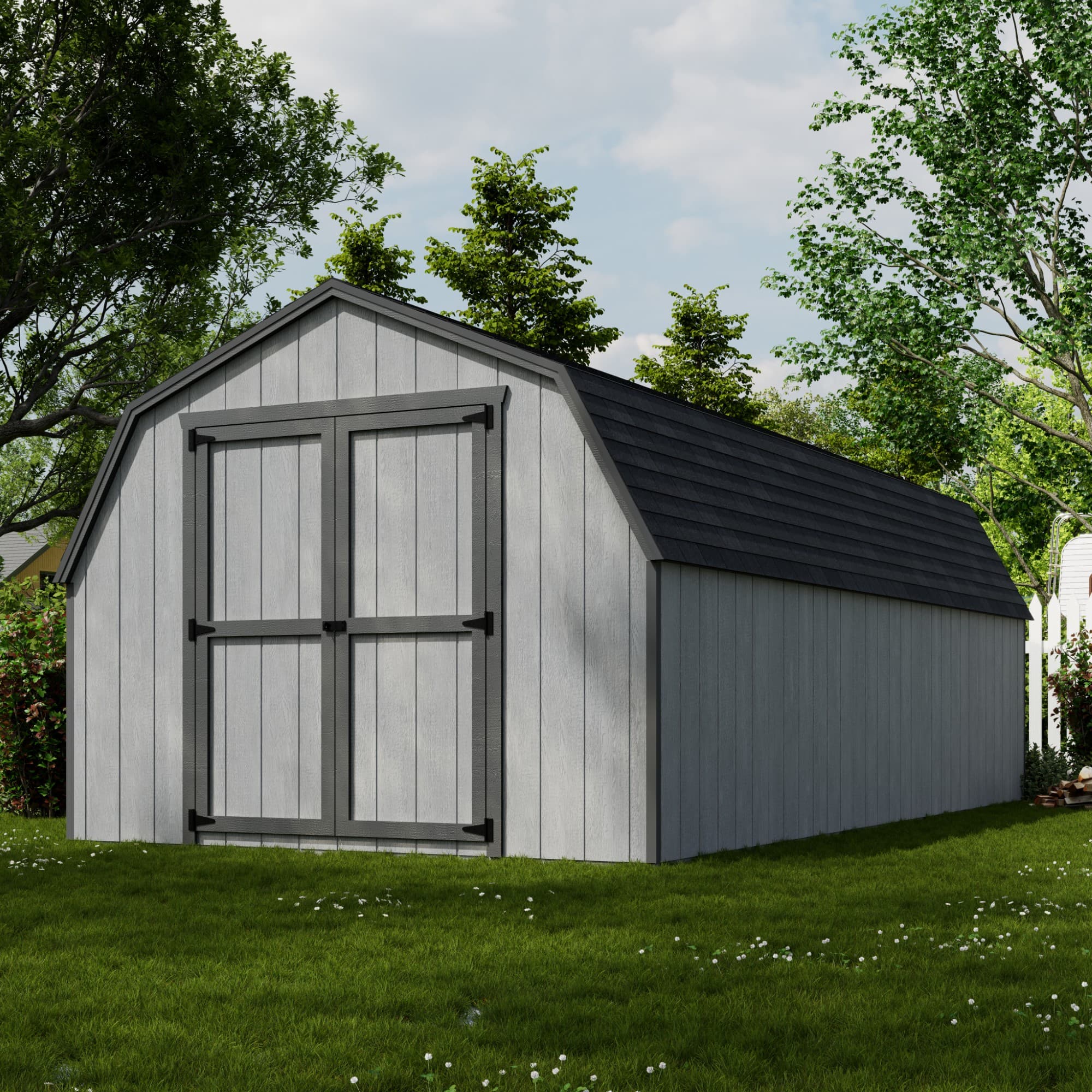 Value Gambrel Barn 4' Sidewalls lifestyle