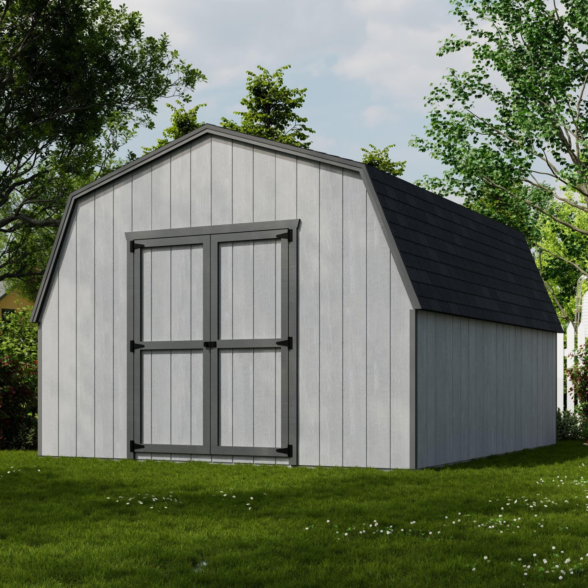 Value Gambrel Barn 4' Sidewalls lifestyle