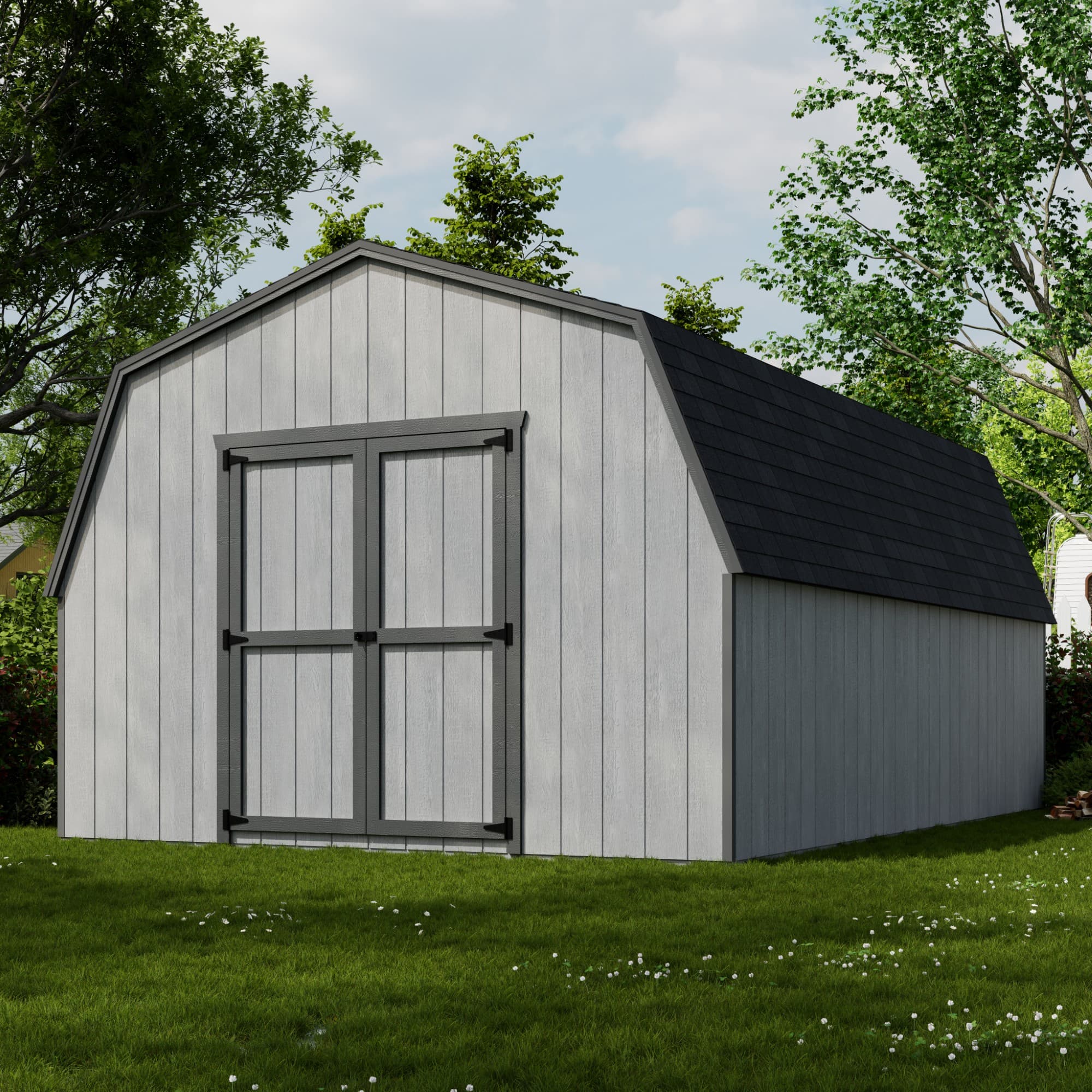 Value Gambrel Barn 4' Sidewalls lifestyle