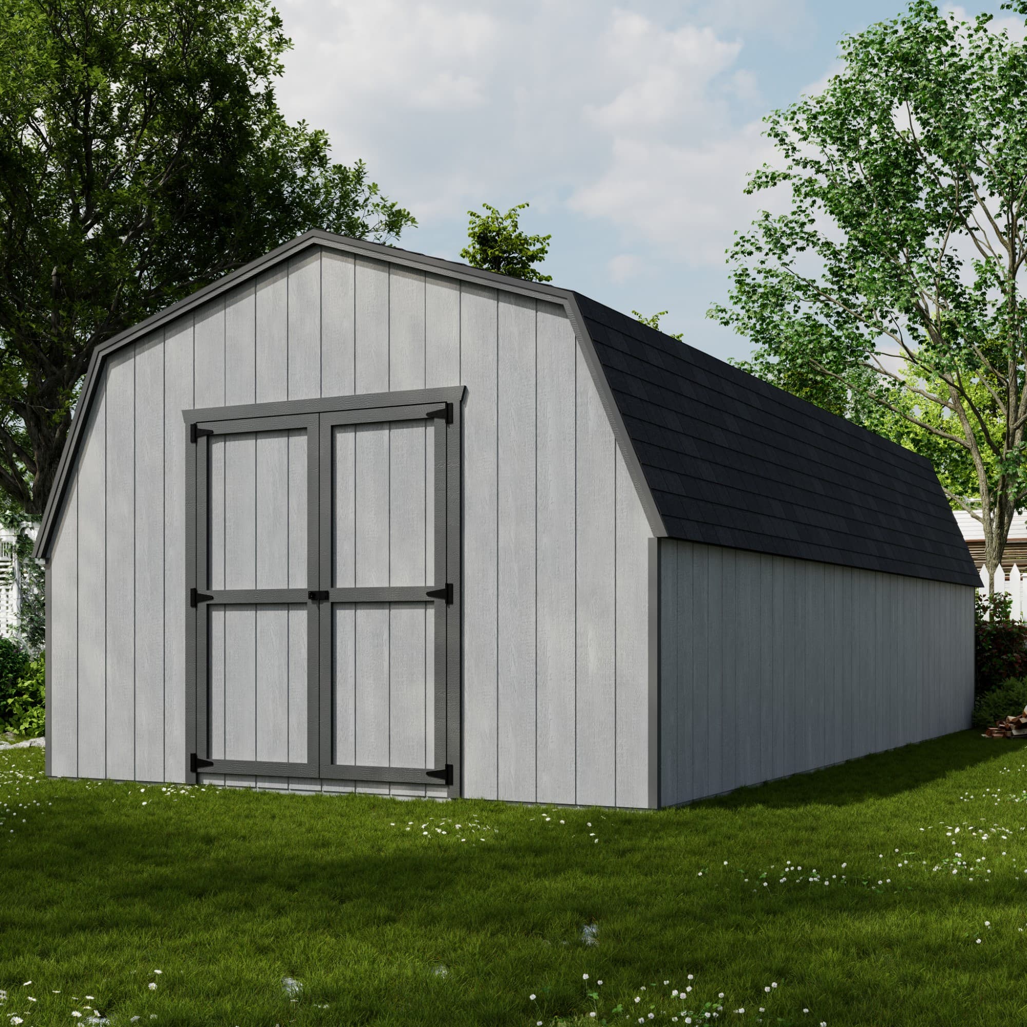 Value Gambrel Barn 4' Sidewalls lifestyle