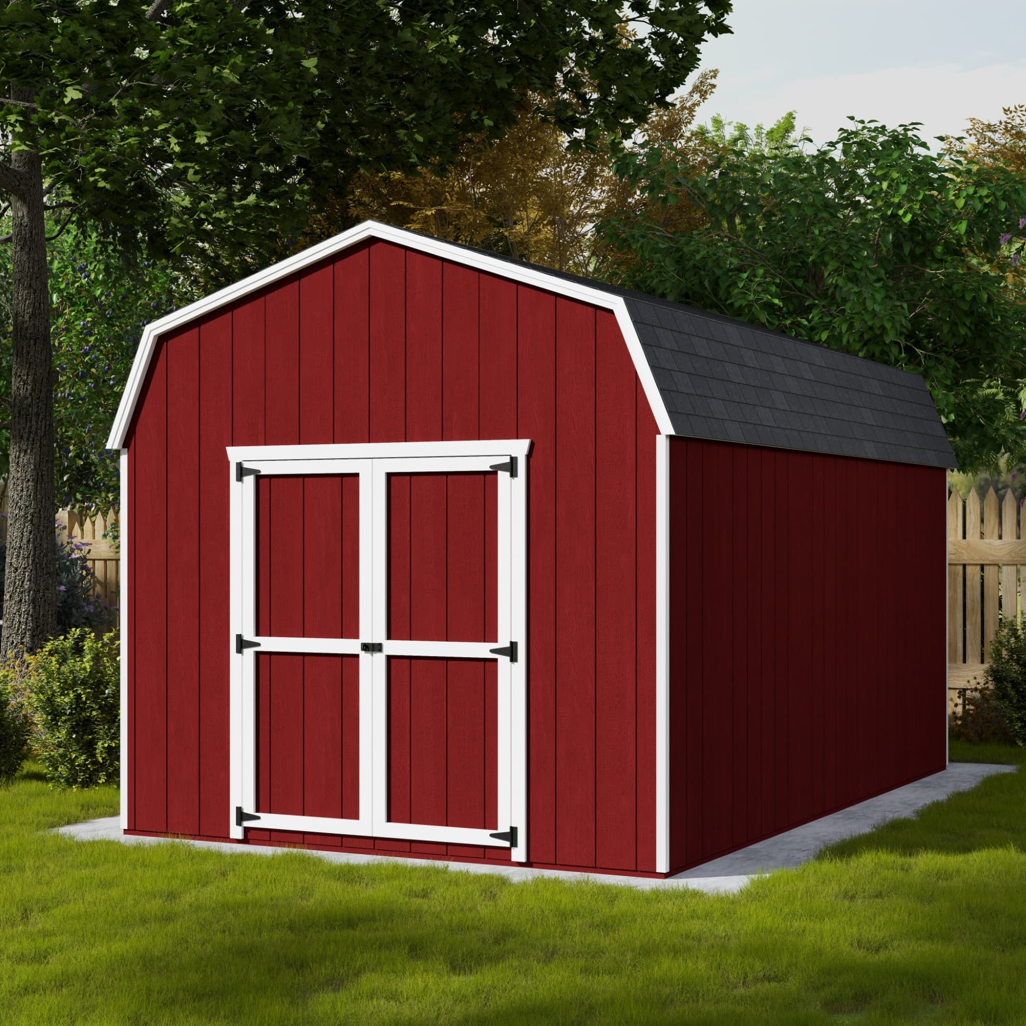 Value Gambrel Barn 6' Sidewalls lifestyle