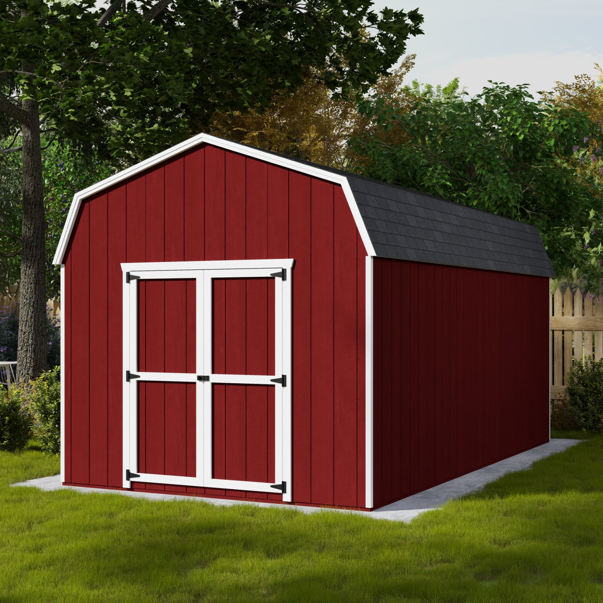 Value Gambrel Barn 6' Sidewalls lifestyle