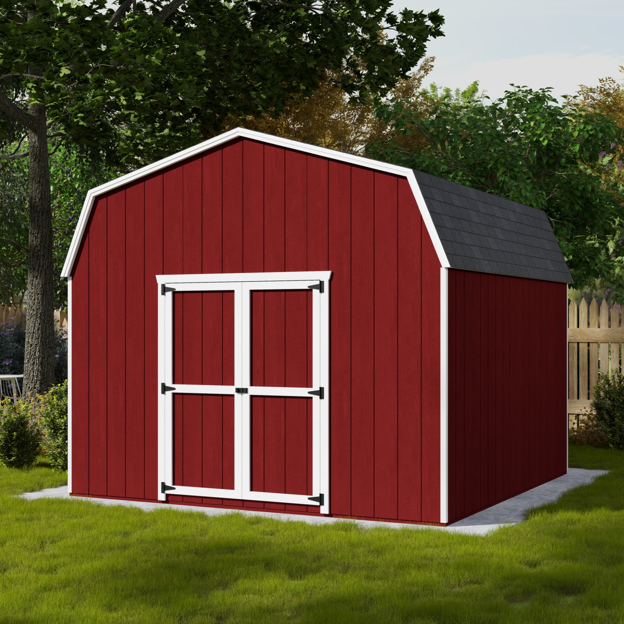 Value Gambrel Barn 6' Sidewalls lifestyle