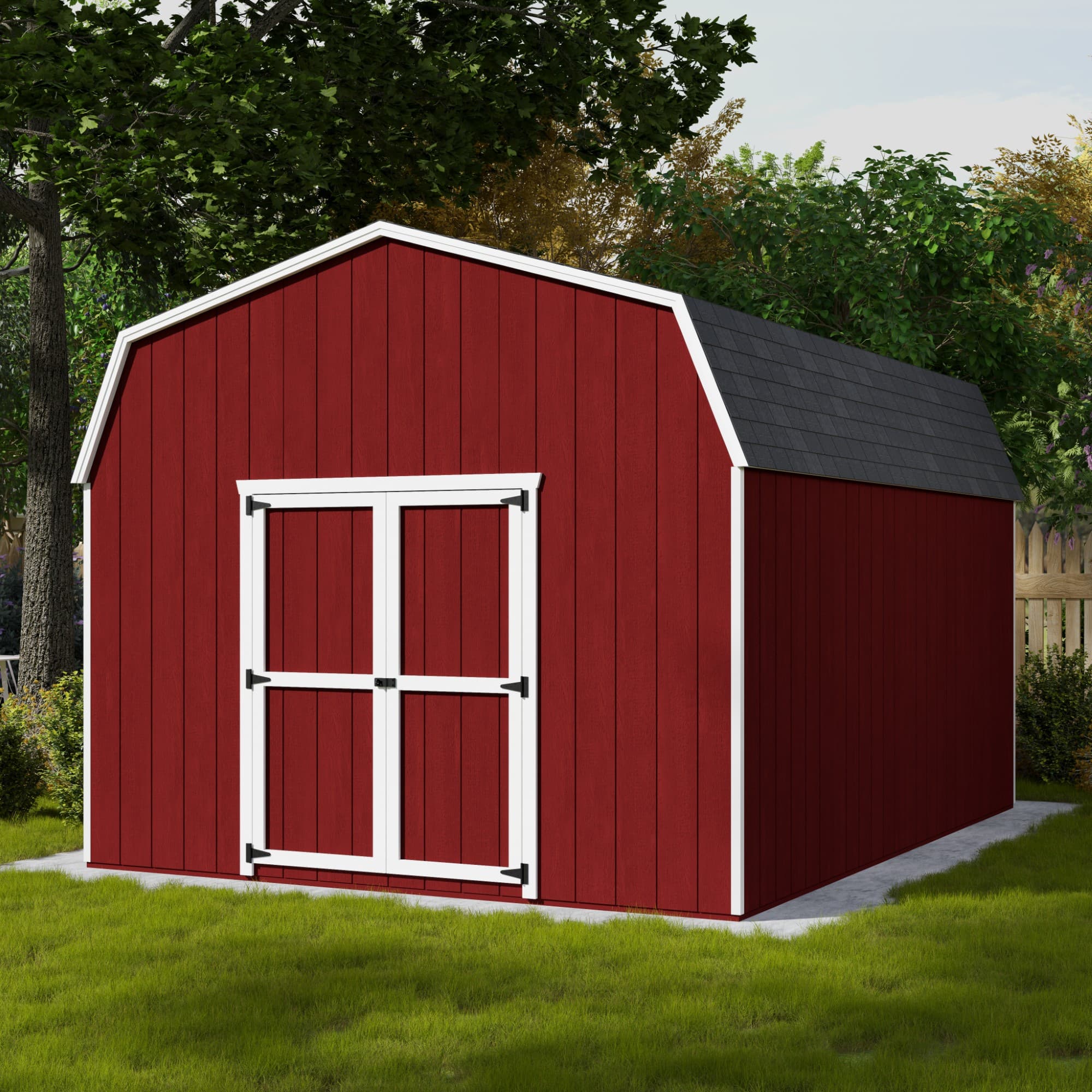 Value Gambrel Barn 6' Sidewalls lifestyle