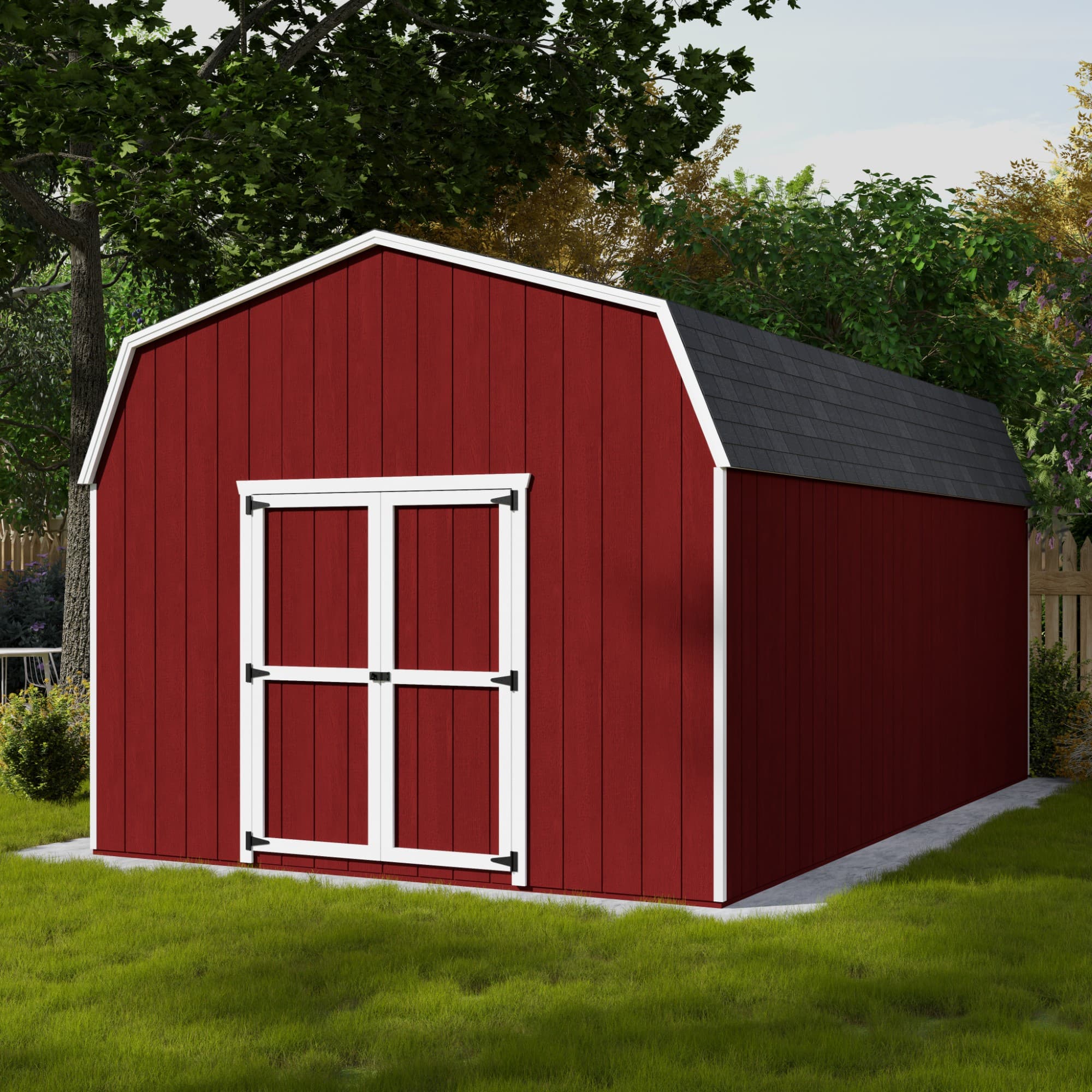 Value Gambrel Barn 6' Sidewalls lifestyle