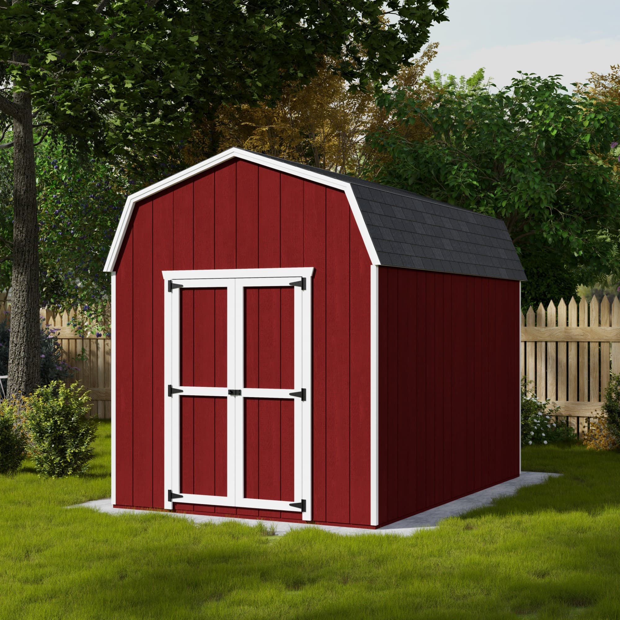 Value Gambrel Barn 6' Sidewalls lifestyle
