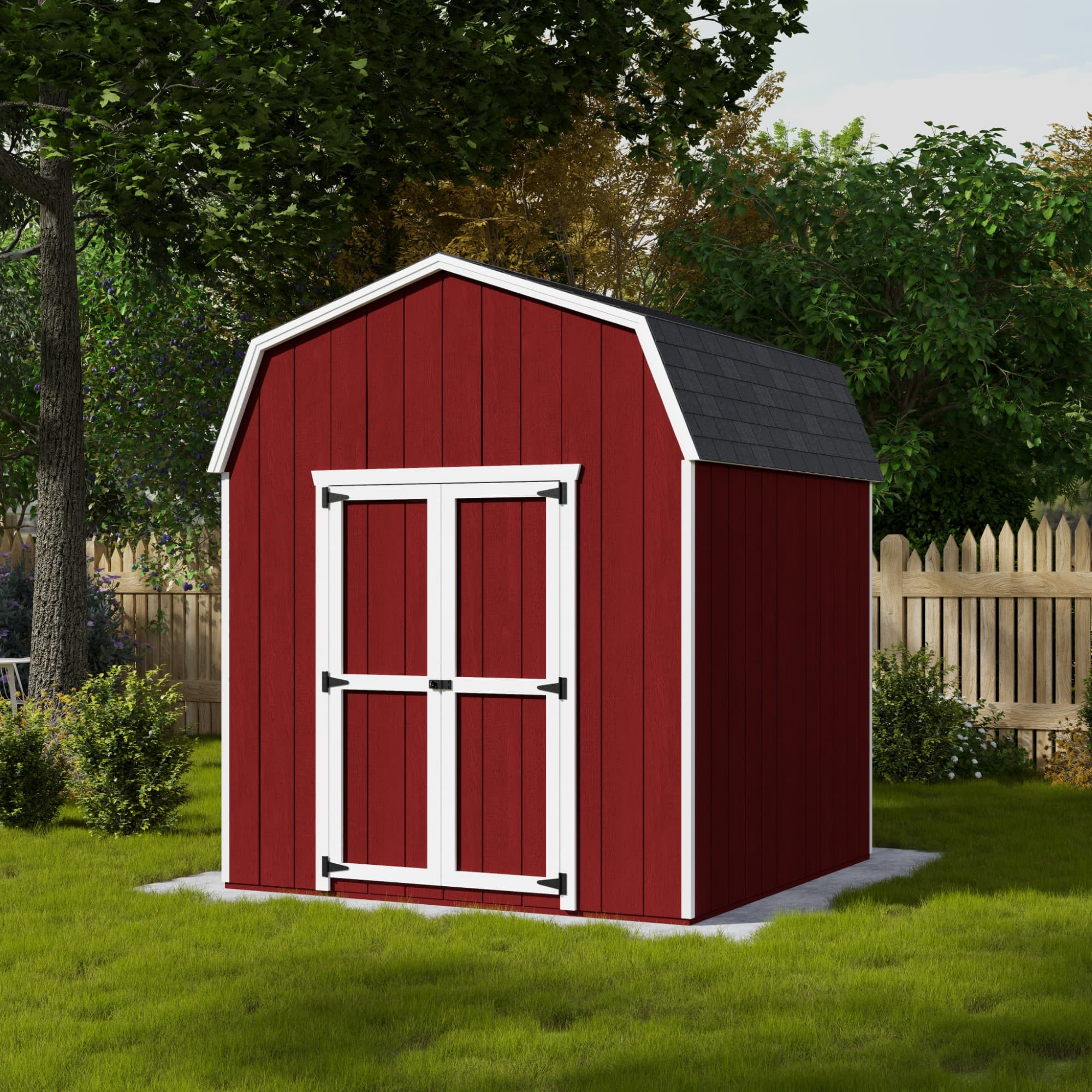Value Gambrel Barn 6' Sidewalls lifestyle