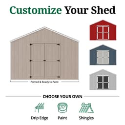Value Gable Shed customize graphic