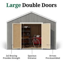 Value Gable Shed door graphic
