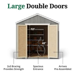 Value Gable Shed door graphic