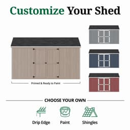Value Gable Shed with Side Entry customize graphic