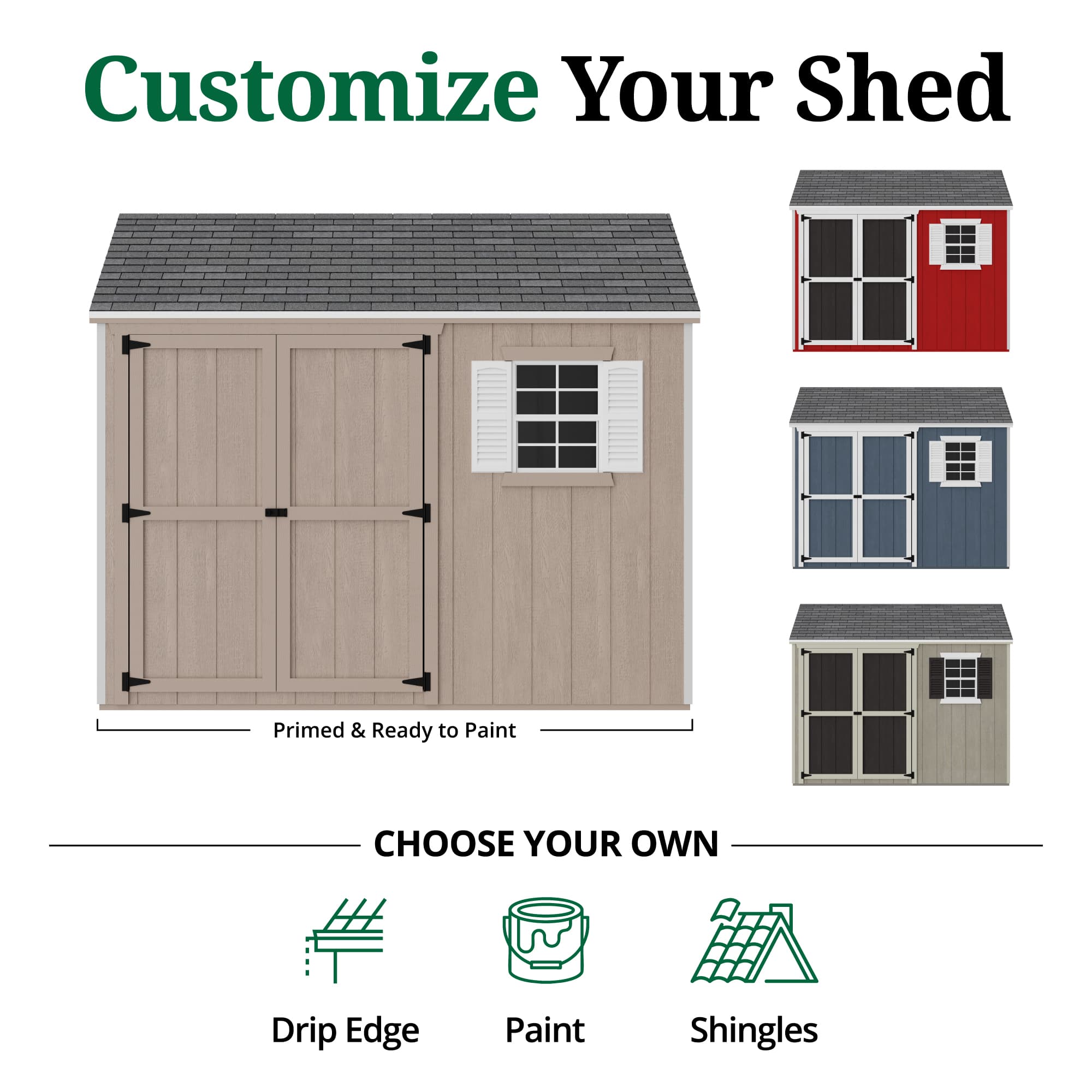 Value Workshop Shed customize graphic