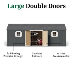 Value Workshop Shed door graphic