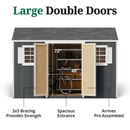 Value Workshop Shed door graphic