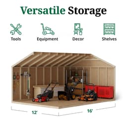 Value Workshop Shed interior graphic