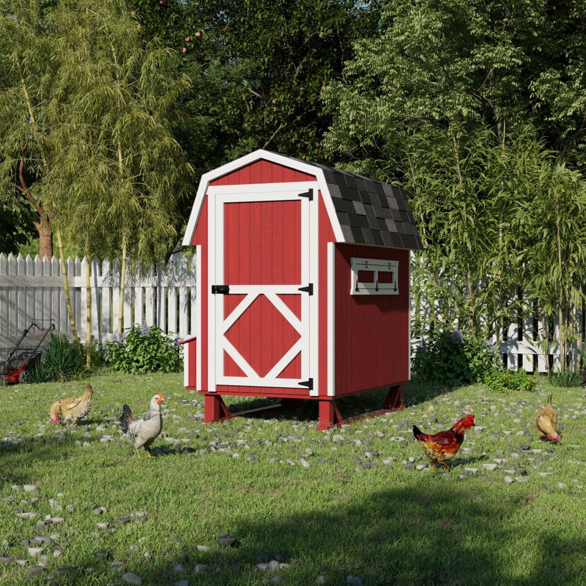 Gambrel Barn Chicken Coop lifestyle