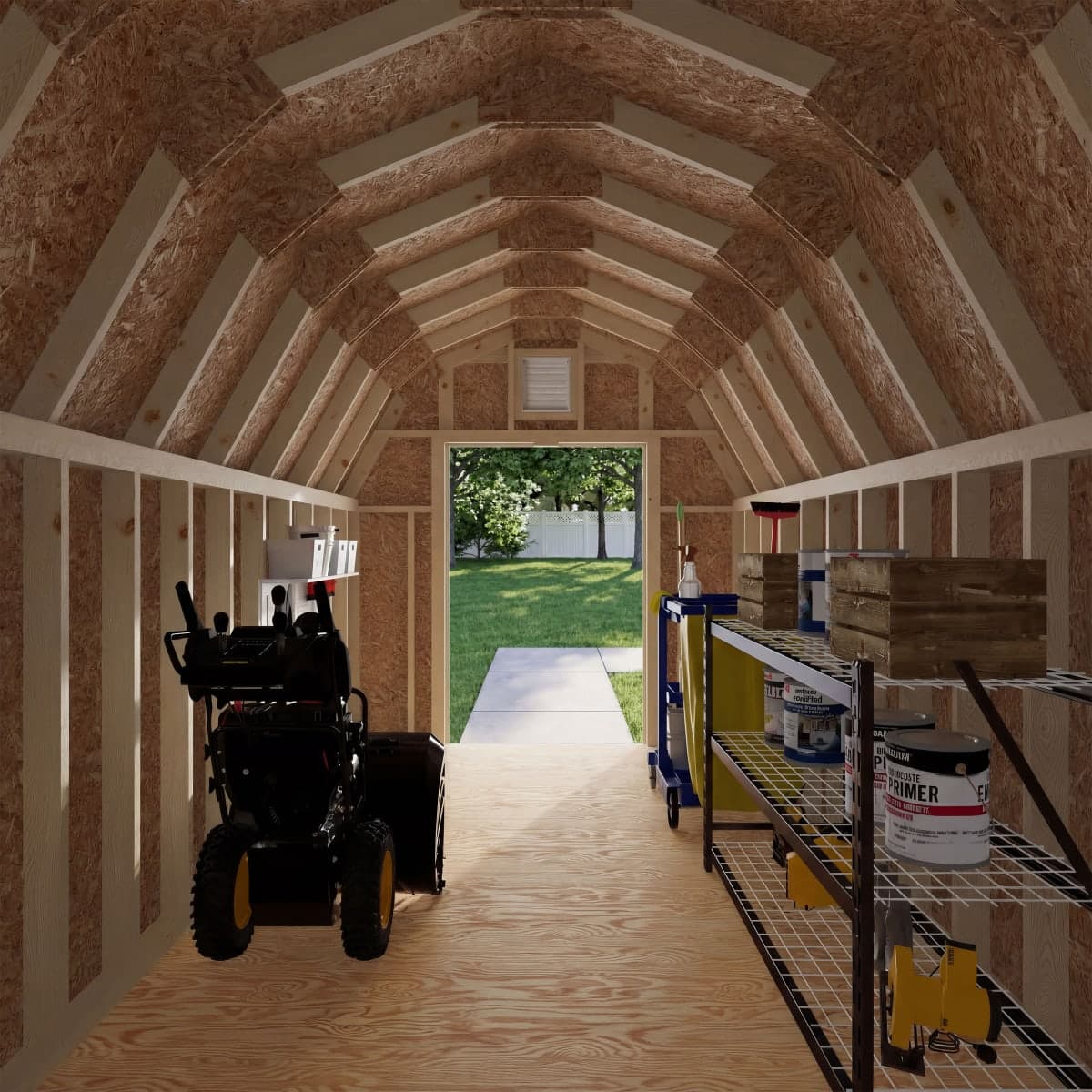 Colonial Greenfield Barn Shed