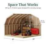 Classic Gambrel 4' Barn Shed