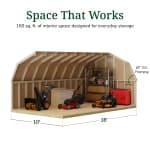 Classic Gambrel 4' Barn Shed