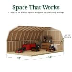 Classic Gambrel 4' Barn Shed