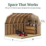 Classic Gambrel 4' Barn Shed