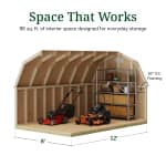 Classic Gambrel 4' Barn Shed