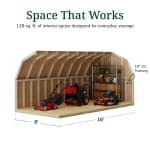 Classic Gambrel 4' Barn Shed