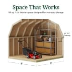 Classic Gambrel 4' Barn Shed