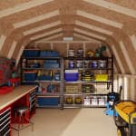 Classic Gambrel 4' Barn Shed