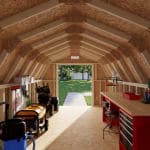 Classic Gambrel 4' Barn Shed