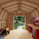 Classic Gambrel 4' Barn Shed