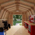 Classic Gambrel 4' Barn Shed