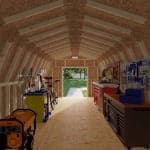 Classic Gambrel 4' Barn Shed