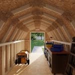 Classic Gambrel 4' Barn Shed