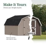 Classic Gambrel 4' Barn Shed