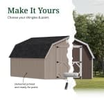 Classic Gambrel 4' Barn Shed