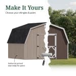 Classic Gambrel 4' Barn Shed