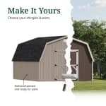 Classic Gambrel 4' Barn Shed