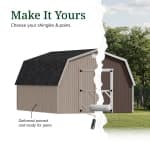Classic Gambrel 4' Barn Shed