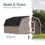 Classic Gambrel 4' Barn Shed