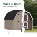 Classic Gambrel 4' Barn Shed