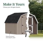 Classic Gambrel 4' Barn Shed