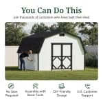 Classic Gambrel 4' Barn Shed
